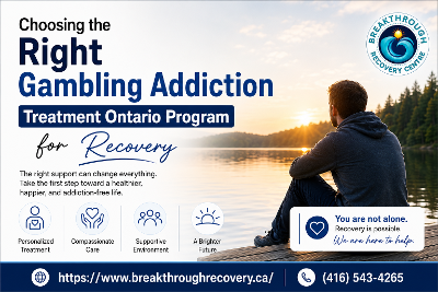 Gambling Addiction Treatment Program Service in Ontario for Recovery